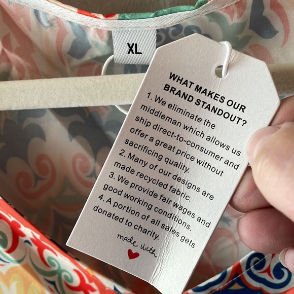 NWT Made With Love Multi Color Dress - Picture 5 of 8